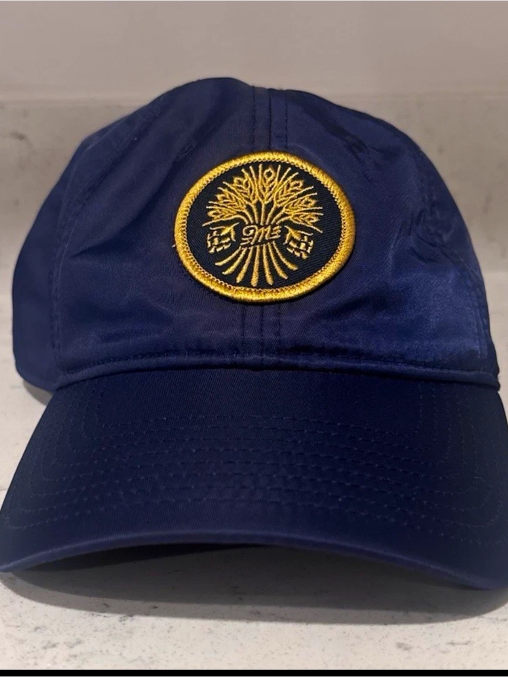 Vintage Miller Lite Beer Hat The Game Navy Blue Nylon Patch